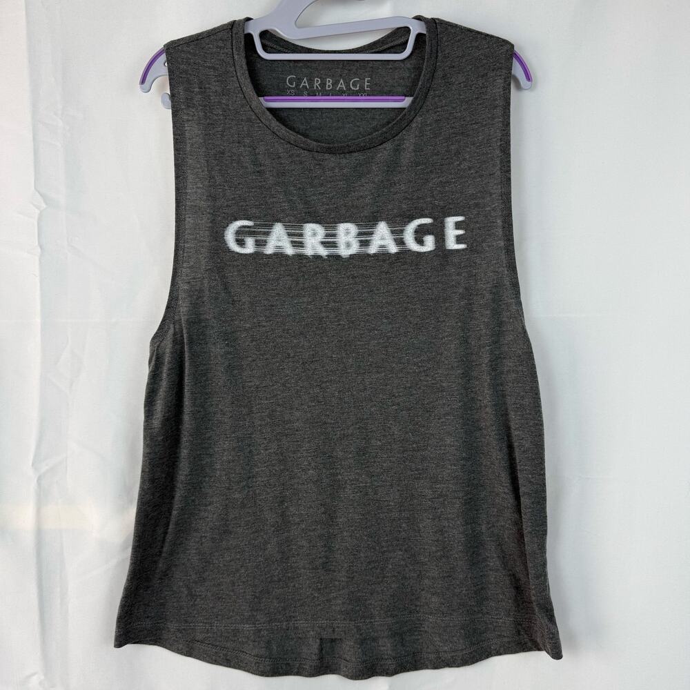 Rare Garbage Band Free Little Birds Tour Heather Gray Loose Fit Muscle Tank XL